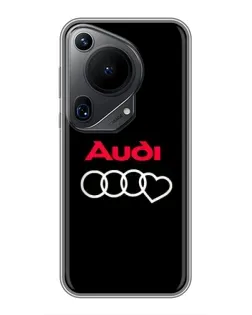 Чехол для Huawei Pura 70 Ultra с картинкой «Логотип Audi Heart» Чехол для Huawei Pura 70 Ultra с картинкой «Логотип Audi Heart»
