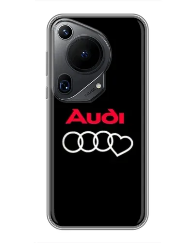 Чехол для Huawei Pura 70 Ultra с картинкой «Логотип Audi Heart» Чехол для Huawei Pura 70 Ultra с картинкой «Логотип Audi Heart»