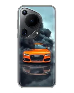 Чехол для Huawei Pura 70 Ultra с картинкой «Audi в облаках дыма» Чехол для Huawei Pura 70 Ultra с картинкой «Audi в облаках дыма»
