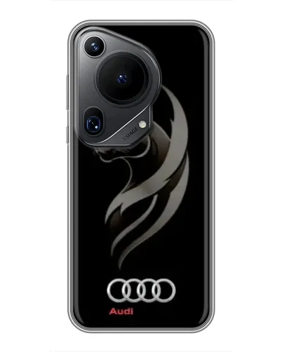 Чехол для Huawei Pura 70 Ultra с картинкой «Графика — пантера и Audi» Чехол для Huawei Pura 70 Ultra с картинкой «Графика — пантера и Audi»