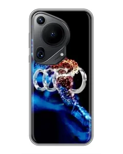 Чехол для Huawei Pura 70 Ultra с картинкой «Энергия лого Audi» Чехол для Huawei Pura 70 Ultra с картинкой «Энергия лого Audi»