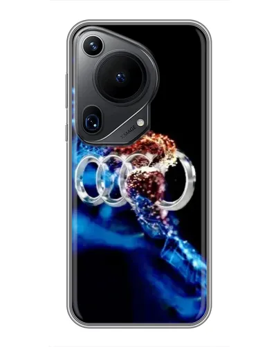 Чехол для Huawei Pura 70 Ultra с картинкой «Энергия лого Audi» Чехол для Huawei Pura 70 Ultra с картинкой «Энергия лого Audi»