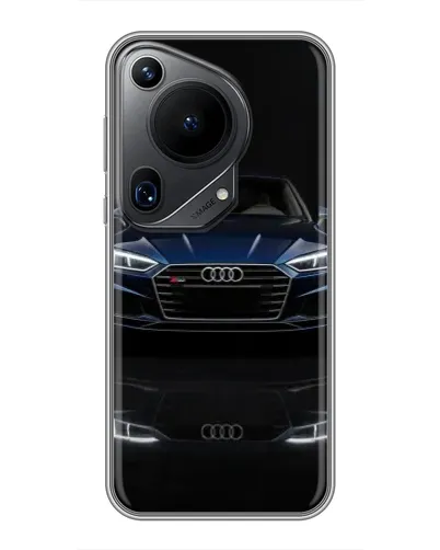 Чехол для Huawei Pura 70 Ultra с картинкой «Audi — ночное отражение» Чехол для Huawei Pura 70 Ultra с картинкой «Audi — ночное отражение»