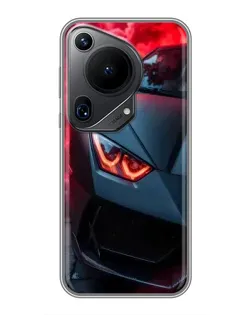 Чехол для Huawei Pura 70 Ultra с картинкой «Lamborghini красное сияние» Чехол для Huawei Pura 70 Ultra с картинкой «Lamborghini красное сияние»