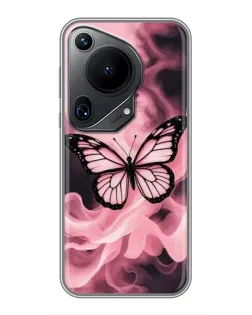 Чехол для Huawei Pura 70 Ultra с картинкой «Бабочка в дыму» Чехол для Huawei Pura 70 Ultra с картинкой «Бабочка в дыму»
