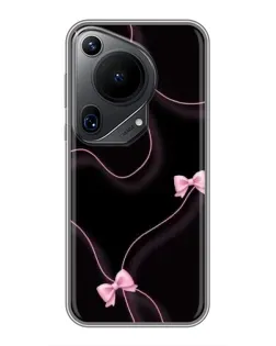 Чехол для Huawei Pura 70 Ultra с картинкой «Розовые ленты»