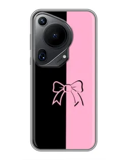Чехол для Huawei Pura 70 Ultra с картинкой «Половинки банта»