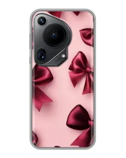 Чехол для Huawei Pura 70 Ultra с картинкой «Бордовый атлас»