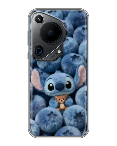 Чехол для Huawei Pura 70 Ultra с картинкой «Стич и голубика» Чехол для Huawei Pura 70 Ultra с картинкой «Стич и голубика»