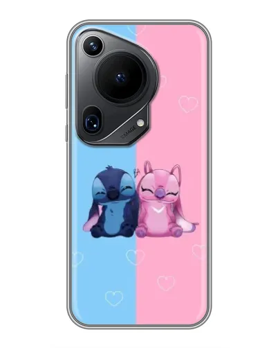 Чехол для Huawei Pura 70 Ultra с картинкой «Stitch и Angel Love» Чехол для Huawei Pura 70 Ultra с картинкой «Stitch и Angel Love»