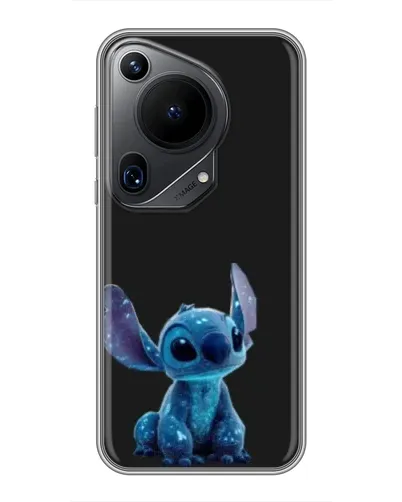 Чехол для Huawei Pura 70 Ultra с картинкой «Стич на черном» Чехол для Huawei Pura 70 Ultra с картинкой «Стич на черном»