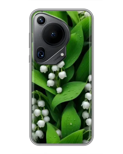 Чехол для Huawei Pura 70 Ultra с картинкой «Ландыши в зелени»