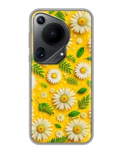 Чехол для Huawei Pura 70 Ultra с картинкой «Ромашковое солнце» Чехол для Huawei Pura 70 Ultra с картинкой «Ромашковое солнце»
