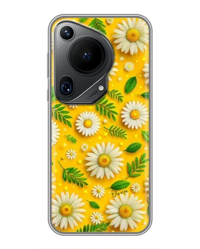 Чехол для Huawei Pura 70 Ultra с картинкой «Ромашковое солнце»