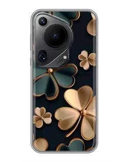 Чехол для Huawei Pura 70 Ultra с картинкой «Клевер в золоте» Чехол для Huawei Pura 70 Ultra с картинкой «Клевер в золоте»
