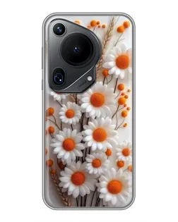 Чехол для Huawei Pura 70 Ultra с картинкой «Белые сухоцветы» Чехол для Huawei Pura 70 Ultra с картинкой «Белые сухоцветы»