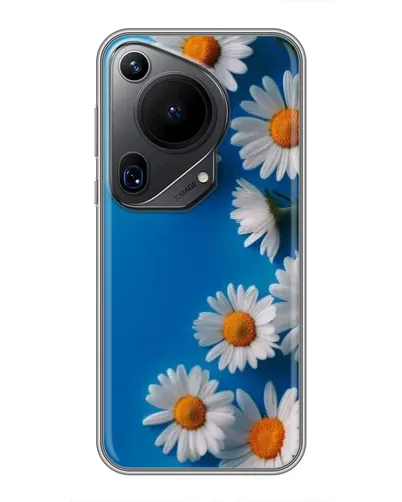 Чехол для Huawei Pura 70 Ultra с картинкой «Белоснежные маргаритки»