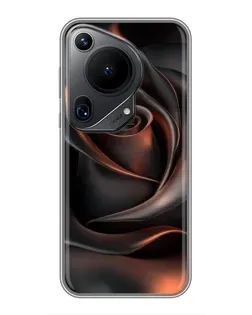 Чехол для Huawei Pura 70 Ultra с картинкой «Шелковая черная роза» Чехол для Huawei Pura 70 Ultra с картинкой «Шелковая черная роза»