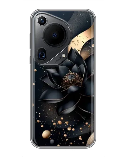 Чехол для Huawei Pura 70 Ultra с картинкой «Черный лотос»