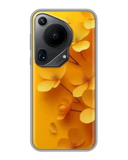 Чехол для Huawei Pura 70 Ultra с картинкой «Золотые лепестки» Чехол для Huawei Pura 70 Ultra с картинкой «Золотые лепестки»