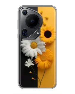 Чехол для Huawei Pura 70 Ultra с картинкой «Подсолнух и ромашка» Чехол для Huawei Pura 70 Ultra с картинкой «Подсолнух и ромашка»