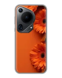 Чехол для Huawei Pura 70 Ultra с картинкой «Оранжевые герберы» Чехол для Huawei Pura 70 Ultra с картинкой «Оранжевые герберы»