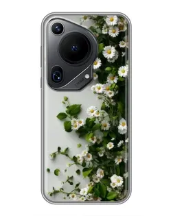 Чехол для Huawei Pura 70 Ultra с картинкой «Ветка мелких белых цветов» Чехол для Huawei Pura 70 Ultra с картинкой «Ветка мелких белых цветов»