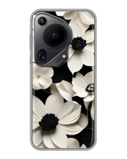 Чехол для Huawei Pura 70 Ultra с картинкой «Объемные белые цветы» Чехол для Huawei Pura 70 Ultra с картинкой «Объемные белые цветы»