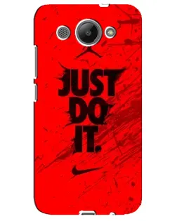 Чехол для Huawei Y3 2017 с картинкой «Nike Just Do It»
