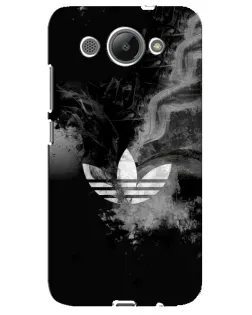 Чохол для Huawei Y3 2017 з картинкою «Абстрактний дим Adidas»