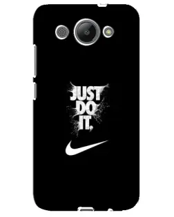 Чохол для Huawei Y3 2017 з картинкою «Текстовий принт Nike» Чохол для Huawei Y3 2017 з картинкою «Текстовий принт Nike»