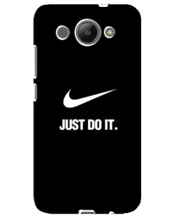Чохол для Huawei Y3 2017 з картинкою «Класичний принт Nike» Чохол для Huawei Y3 2017 з картинкою «Класичний принт Nike»