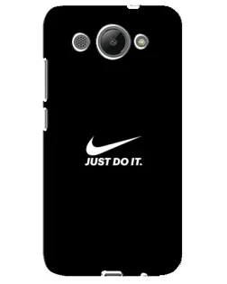 Чохол для Huawei Y3 2017 з картинкою «Мінімалізм від Nike» Чохол для Huawei Y3 2017 з картинкою «Мінімалізм від Nike»
