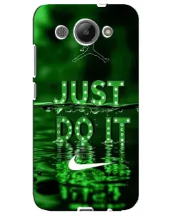Чохол для Huawei Y3 2017 з картинкою «Зелений неоновий Nike» Чохол для Huawei Y3 2017 з картинкою «Зелений неоновий Nike»