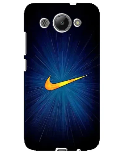 Чехол для Huawei Y3 2017 с картинкой «Синий пульс Nike» Чехол для Huawei Y3 2017 с картинкой «Синий пульс Nike»