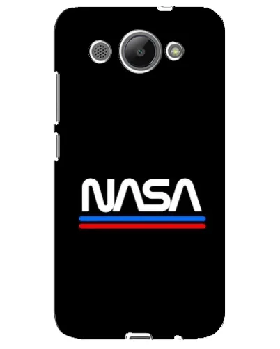 Чехол для Huawei Y3 2017 с картинкой «NASA — классика Red Blue»