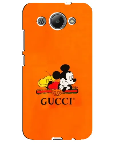 Чехол для Huawei Y3 2017 с картинкой «Микки Маус Gucci — оранж» Чехол для Huawei Y3 2017 с картинкой «Микки Маус Gucci — оранж»