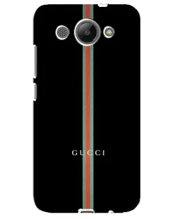 Чехол для Huawei Y3 2017 с картинкой «Gucci — строгая линия»