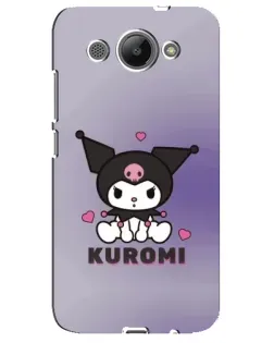Чохол для Huawei Y3 2017 з картинкою «Kuromi — фіолетовий арт»