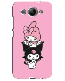 Чохол для Huawei Y3 2017 з картинкою «My Melody та Kuromi»