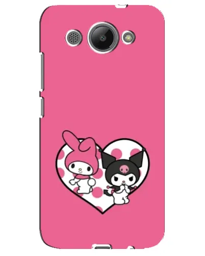 Чехол для Huawei Y3 2017 с картинкой «Kuromi и My Melody»