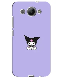 Чохол для Huawei Y3 2017 з картинкою «Kuromi — фіолетовий мінімалізм»