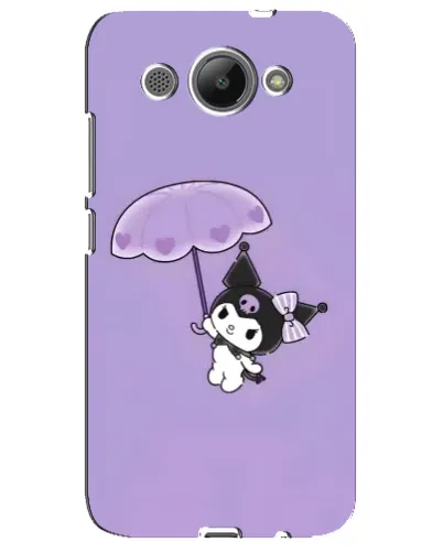 Чехол для Huawei Y3 2017 с картинкой «Kuromi с зонтиком»