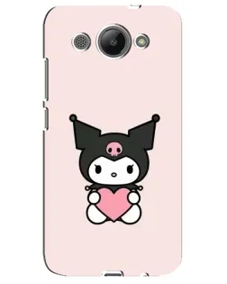 Чохол для Huawei Y3 2017 з картинкою «Kuromi та серце»
