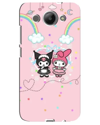 Чехол для Huawei Y3 2017 с картинкой «My Melody и Kuromi»