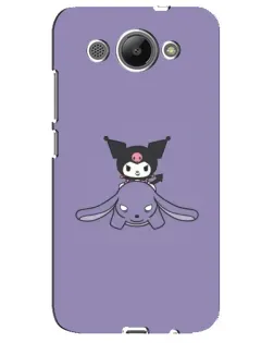 Чохол для Huawei Y3 2017 з картинкою «Kuromi на ліловому фоні»