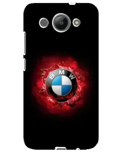 Чехол для Huawei Y3 2017 с картинкой «Логотип BMW — вспышка»