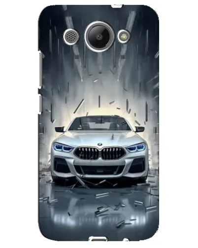 Чехол для Huawei Y3 2017 с картинкой «BMW в свете фар»