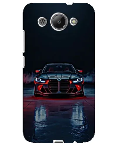 Чехол для Huawei Y3 2017 с картинкой «BMW на мокрой дороге»