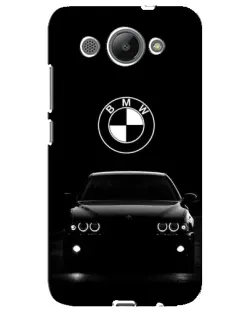 Чехол для Huawei Y3 2017 с картинкой «BMW — взгляд из темноты»